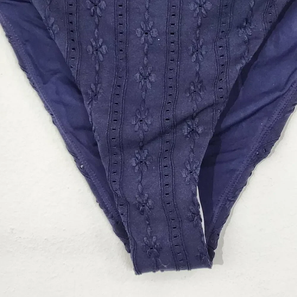 Andie Navy Swim Bottom NWT Size Small Navy Andie Swim Bikini Bottom
